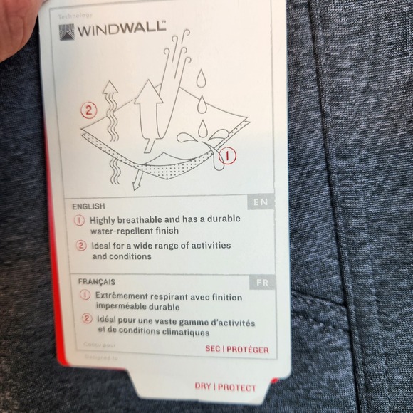 NWT The North Face Ridgeline Vest Men S Grey Softshell Windproof Hiking Jacket - Picture 6 of 14